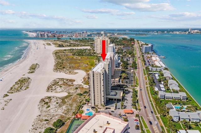 1290 Gulf Blvd Unit 702, Clearwater Beach, FL 33767 - view of urban area with expansive beach