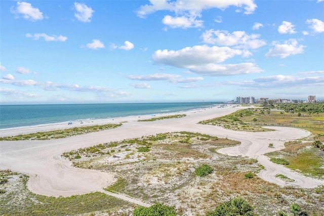 1290 Gulf Blvd Unit 702, Clearwater Beach, FL 33767 - water view featuring nearby beach