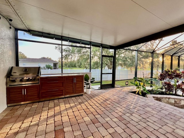 7725 235th St E, Myakka City, FL 34251 - sunroom featuring area for grilling