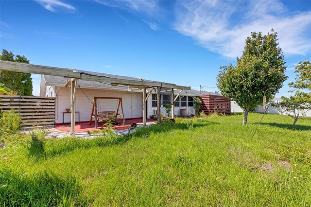 638 La Jolla Ave, Sun City Center, FL 33573 - rear view of house featuring a patio area