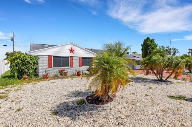 638 La Jolla Ave, Sun City Center, FL 33573 - view of front of house featuring brick siding