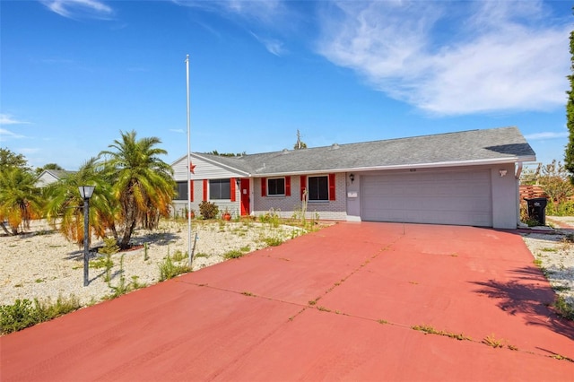 638 La Jolla Ave, Sun City Center, FL 33573 - single story home featuring a garage, driveway, and brick siding