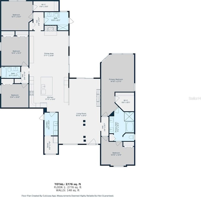 18004 Clear Lake Dr, Lutz, FL 33548 - view of floor plan / room layout