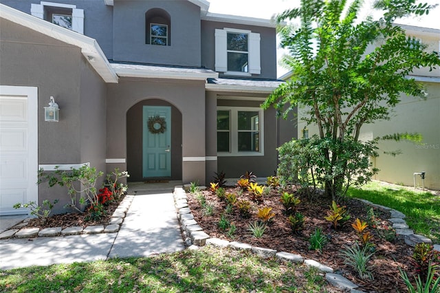 10605 Marsanne Pl, Riverview, FL 33578 - doorway to property with stucco siding