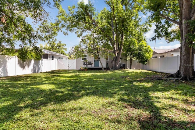 2834 10th Ave N, Saint Petersburg, FL 33713 - fenced backyard featuring a wooden deck