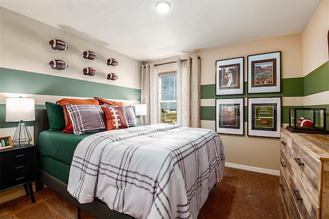 14819 Summer Branch Dr, Lithia, FL 33547 - bedroom with dark carpet and baseboards