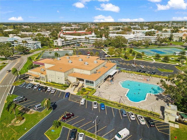 2330 Ecuadorian Way Unit 30, Clearwater, FL 33763 - bird's eye view of a pool