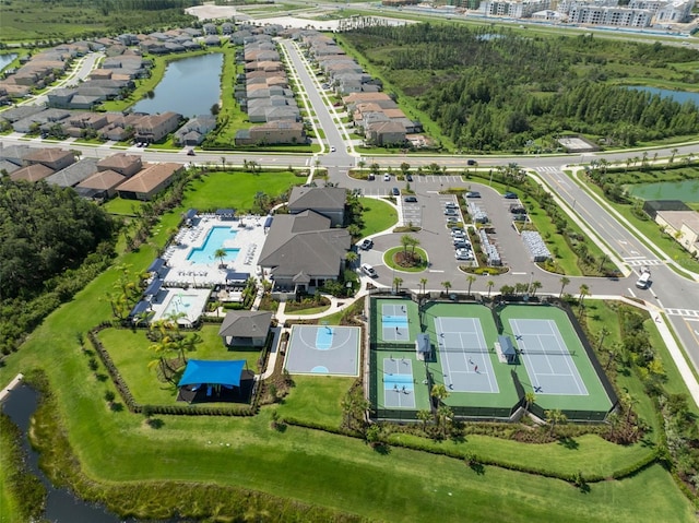 3326 Acacia Bay Ave, Wesley Chapel, FL 33543 - bird's eye view of a nearby body of water
