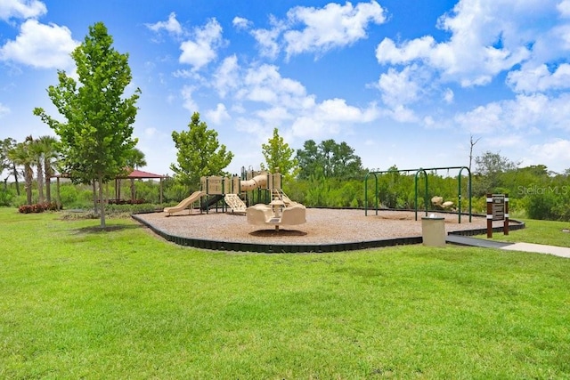 5430 Thistle Field Ct, Wesley Chapel, FL 33545 - communal playground with a lawn