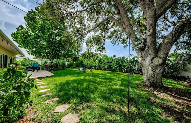 14534 Yacht Club Blvd, Seminole, FL 33776 - fenced yard with a patio
