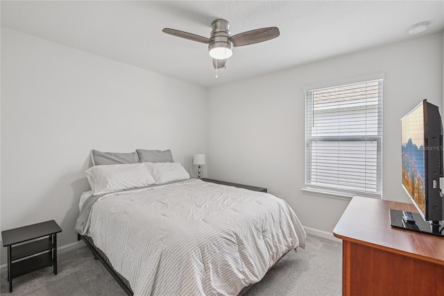 10580 Gliding Eagle Way, Land O Lakes, FL 34638 - bedroom with light carpet and ceiling fan