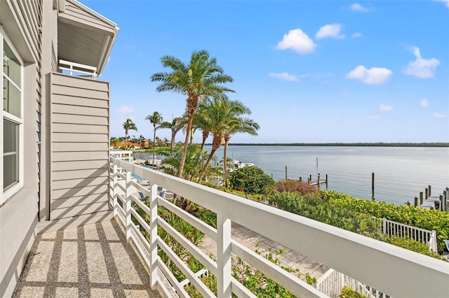 615 Dream Island Pl Unit 210, Longboat Key, FL 34228 - balcony with a water view