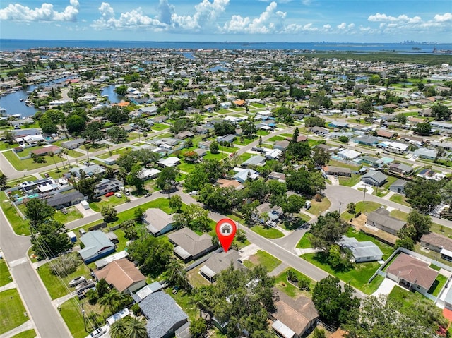 540 Firefly Ln, Apollo Beach, FL 33572 - aerial overview of property's location with nearby suburban area
