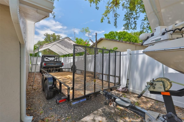 540 Firefly Ln, Apollo Beach, FL 33572 - view of patio / terrace with a gate