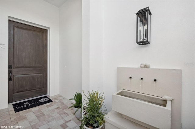 19781 Marino Lake Cir Unit 202, Miromar Lakes, FL 33913 - property entrance featuring stucco siding