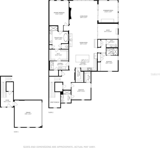 19781 Marino Lake Cir Unit 202, Miromar Lakes, FL 33913 - view of room layout