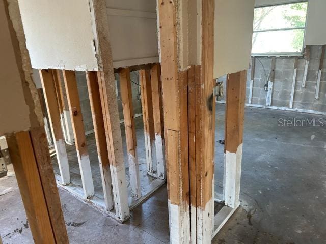 3901 N Nokomis Pt, Crystal River, FL 34428 - misc room with unfinished concrete flooring