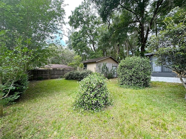 6262 E Rector St, Inverness, FL 34452 - view of yard featuring a storage shed