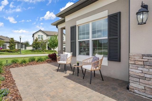 20108 Stone Pine Cir, Lutz, FL 33558 - view of patio with a residential view
