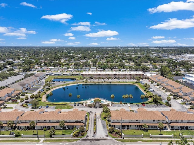6400 46th Ave N Unit 61, Kenneth City, FL 33709 - drone / aerial view of a large body of water
