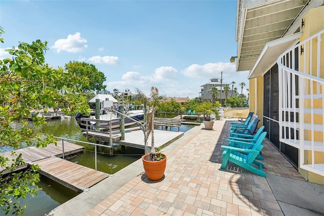 6543 Louise Ct, Hudson, FL 34667 - dock area with a water view
