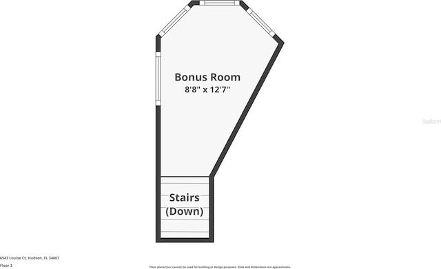 6543 Louise Ct, Hudson, FL 34667 - view of floor plan / room layout