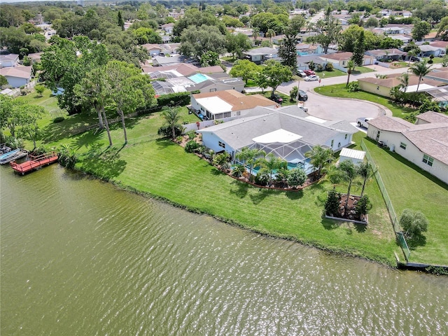 9619 Towanda Ln, Port Richey, FL 34668 - aerial view of residential area with a nearby body of water