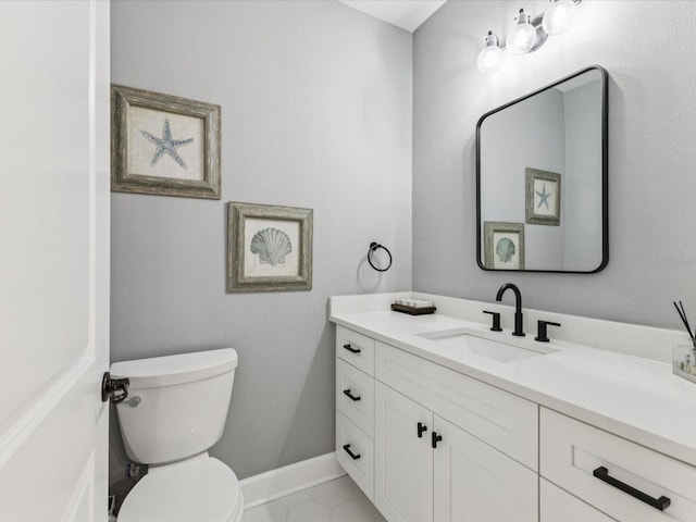 1340 Bayshore Blvd Unit 502, Dunedin, FL 34698 - half bath featuring vanity and tile patterned floors