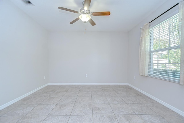 208 English Heritage Pl, Dover, FL 33527 - unfurnished room featuring a ceiling fan and light tile patterned floors