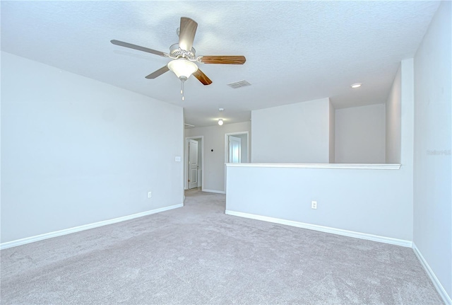 208 English Heritage Pl, Dover, FL 33527 - carpeted empty room with ceiling fan and a textured ceiling