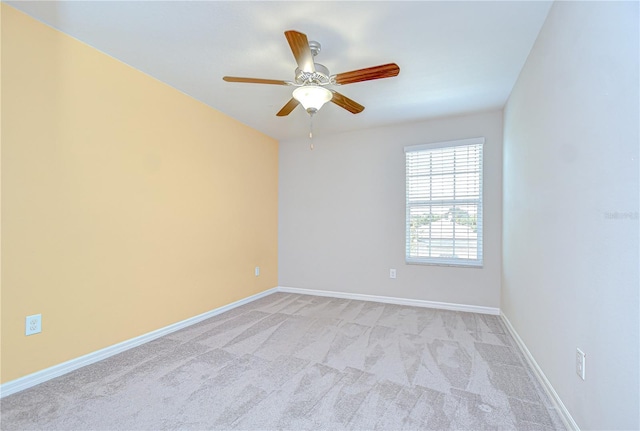 208 English Heritage Pl, Dover, FL 33527 - unfurnished room featuring light colored carpet and a ceiling fan