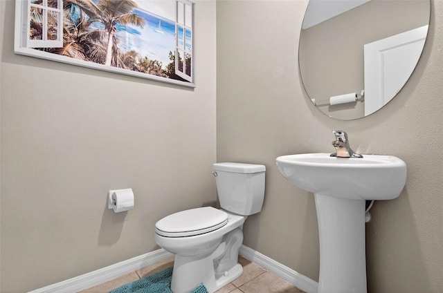 12835 Wildflower Meadow Dr, Riverview, FL 33579 - half bath featuring tile patterned floors and toilet