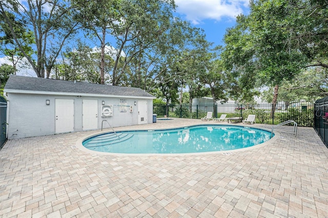 5501 67th Ave N Unit 11, Pinellas Park, FL 33781 - community pool featuring a patio