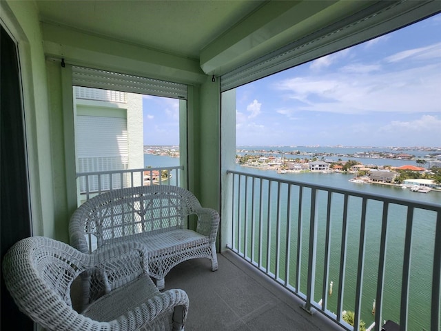 400 64th Ave Unit 1105, St Pete Beach, FL 33706 - balcony with a water view