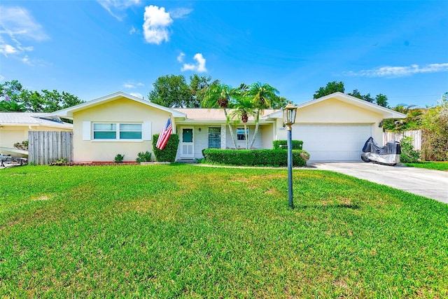 11082 90th Ter, Seminole, FL 33772 - single story home with stucco siding, a garage, and concrete driveway