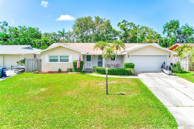 11082 90th Ter, Seminole, FL 33772 - ranch-style house featuring an attached garage, driveway, and stucco siding