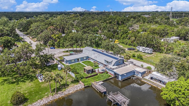 9938 Alavista Dr, Gibsonton, FL 33534 - bird's eye view of a large body of water