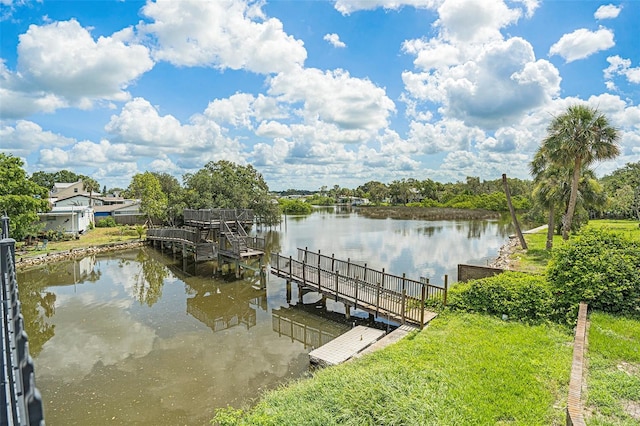 9938 Alavista Dr, Gibsonton, FL 33534 - dock featuring a water view