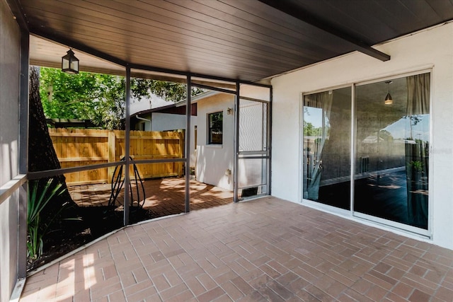706 E Gate Dr, Safety Harbor, FL 34695 - view of unfurnished sunroom