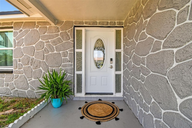 6200 13th Ave, New Port Richey, FL 34653 - view of exterior entry with stone siding