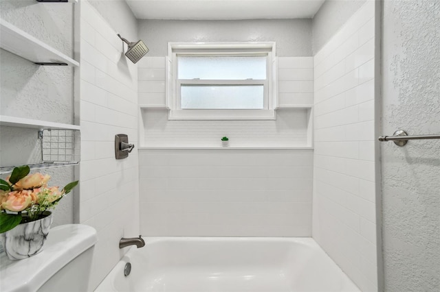6200 13th Ave, New Port Richey, FL 34653 - bathroom featuring  shower combination and a textured wall