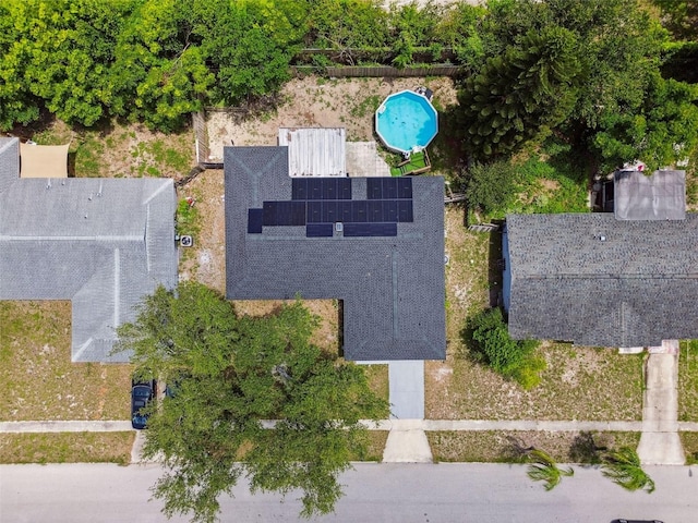 6200 13th Ave, New Port Richey, FL 34653 - view from above of property featuring a pool area