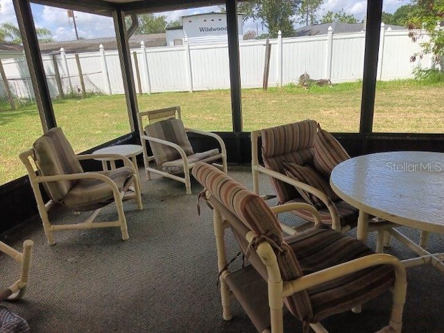 432 Flamingo Dr, Apollo Beach, FL 33572 - view of sunroom