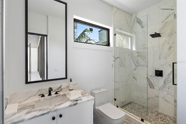 501 Barcelona Dr, Tierra Verde, FL 33715 - full bath with a marble finish shower and vanity