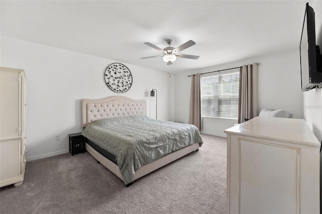 9815 Carabiner Way, Land O Lakes, FL 34637 - bedroom with light colored carpet and ceiling fan