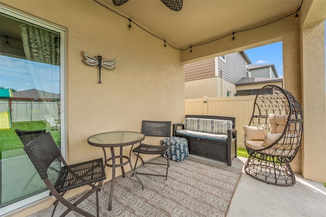 9815 Carabiner Way, Land O Lakes, FL 34637 - view of patio / terrace with an outdoor living space
