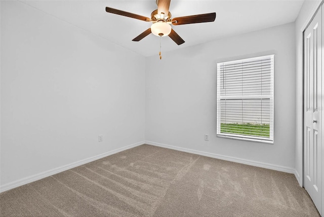 36618 Garden Wall Way, Zephyrhills, FL 33541 - carpeted empty room featuring a ceiling fan and baseboards