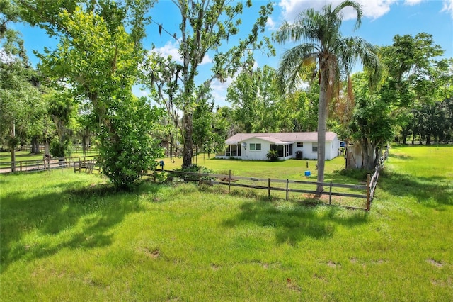 12631 Hobson Simmons Rd, Lithia, FL 33547 - view of yard with a view of rural / pastoral area