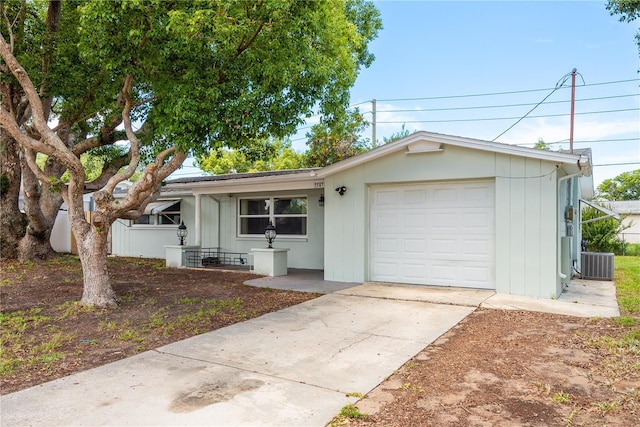 3547 Morley Dr, New Port Richey, FL 34652 - view of front of home featuring concrete driveway and an attached garage