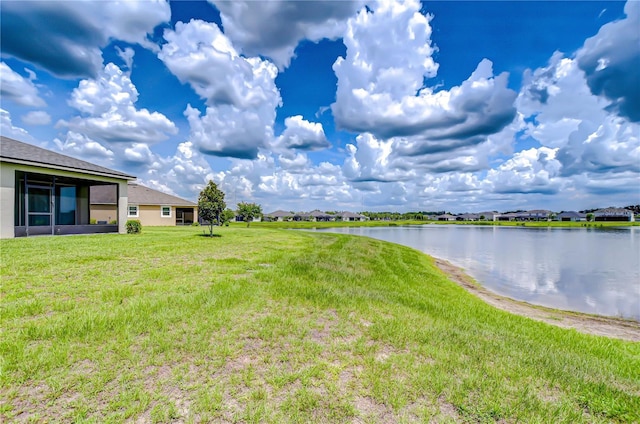 11619 Cambium Crown Dr, Riverview, FL 33569 - view of green lawn featuring a water view